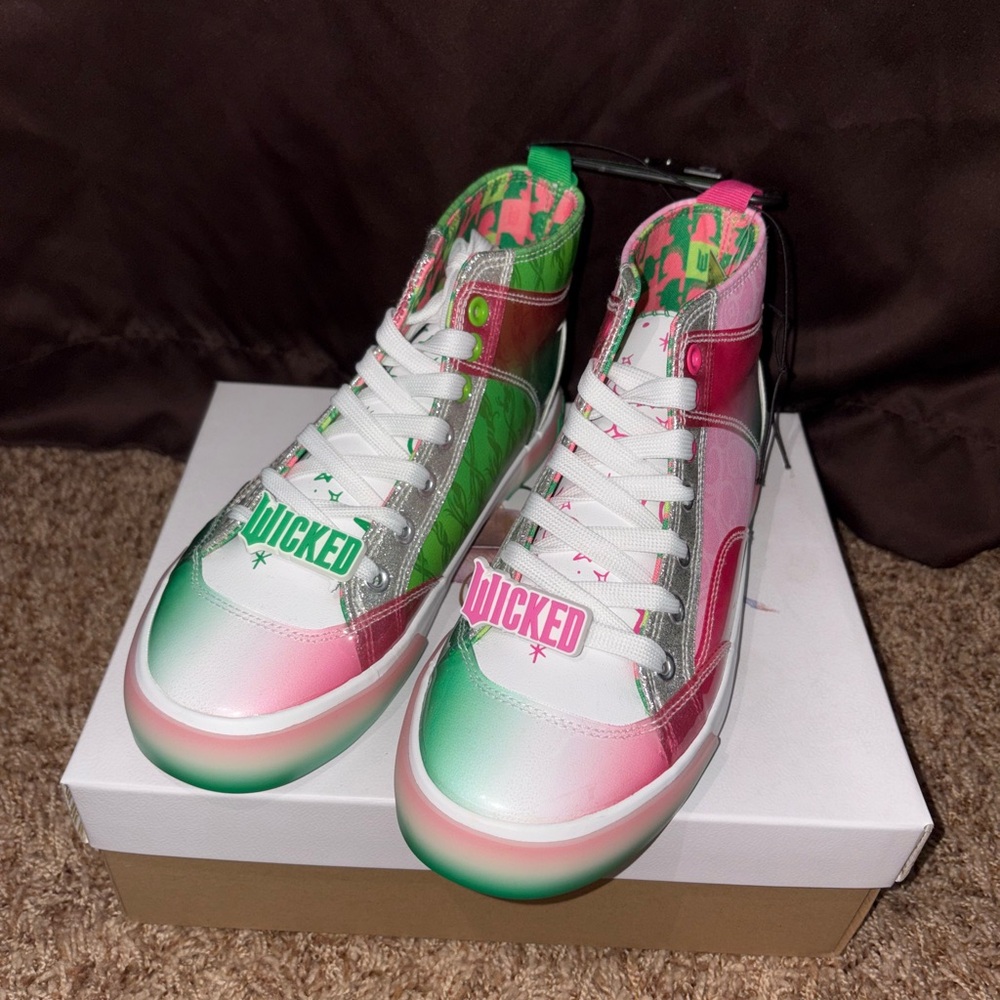 Limited Edition WICKED Movie Sneakers by Ground Up – Size 6